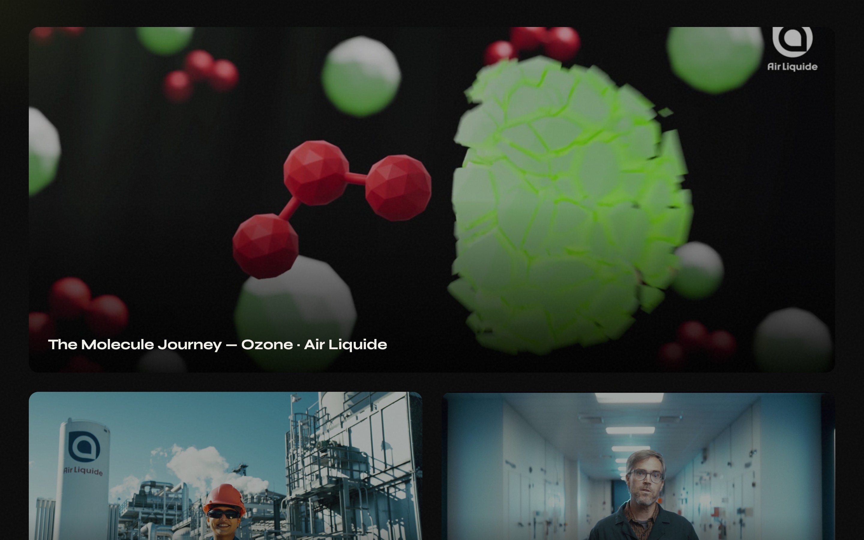 Galerie de projets Melted — The Molecule Journey, Air Liquide